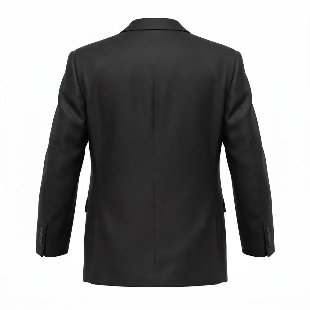 Fioravanti Couture Mens 100% Cashmere Blazer Sport Coat Black Made in USA 46R